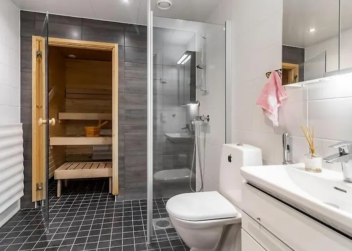 74,5 M2 Ap For 6 With Parking And Sauna Lägenhet *